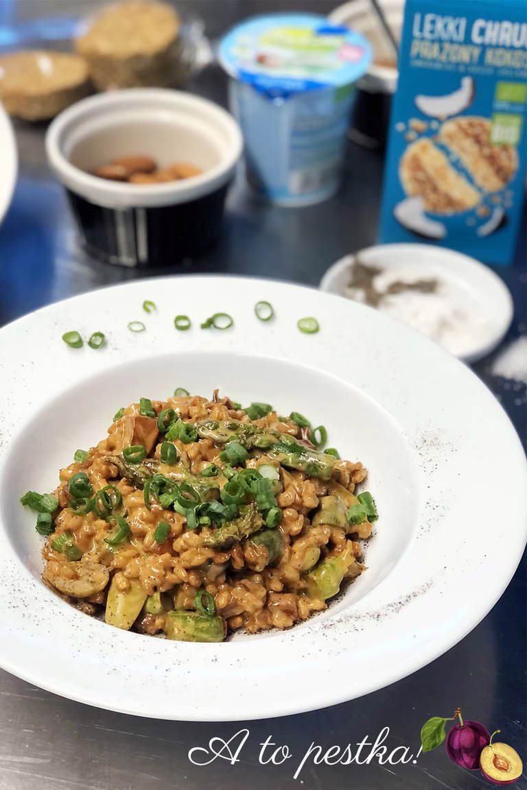 Kaszotto roślinne – przepis wegański