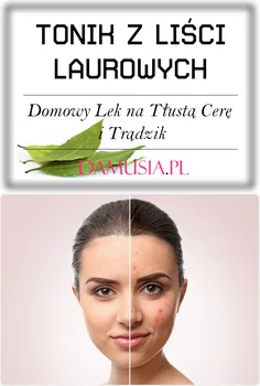 Tonik z Liści Laurowych – Domowy Lek na Tłustą Cerę i Trądzik
