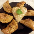 Piernikowe pierogi z pieca