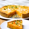 Tarta z pieczoną dynią, fetą i świeżym tymiankiem