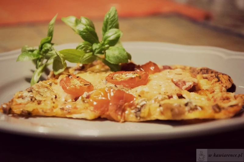 domowa pizza  bez drożdży