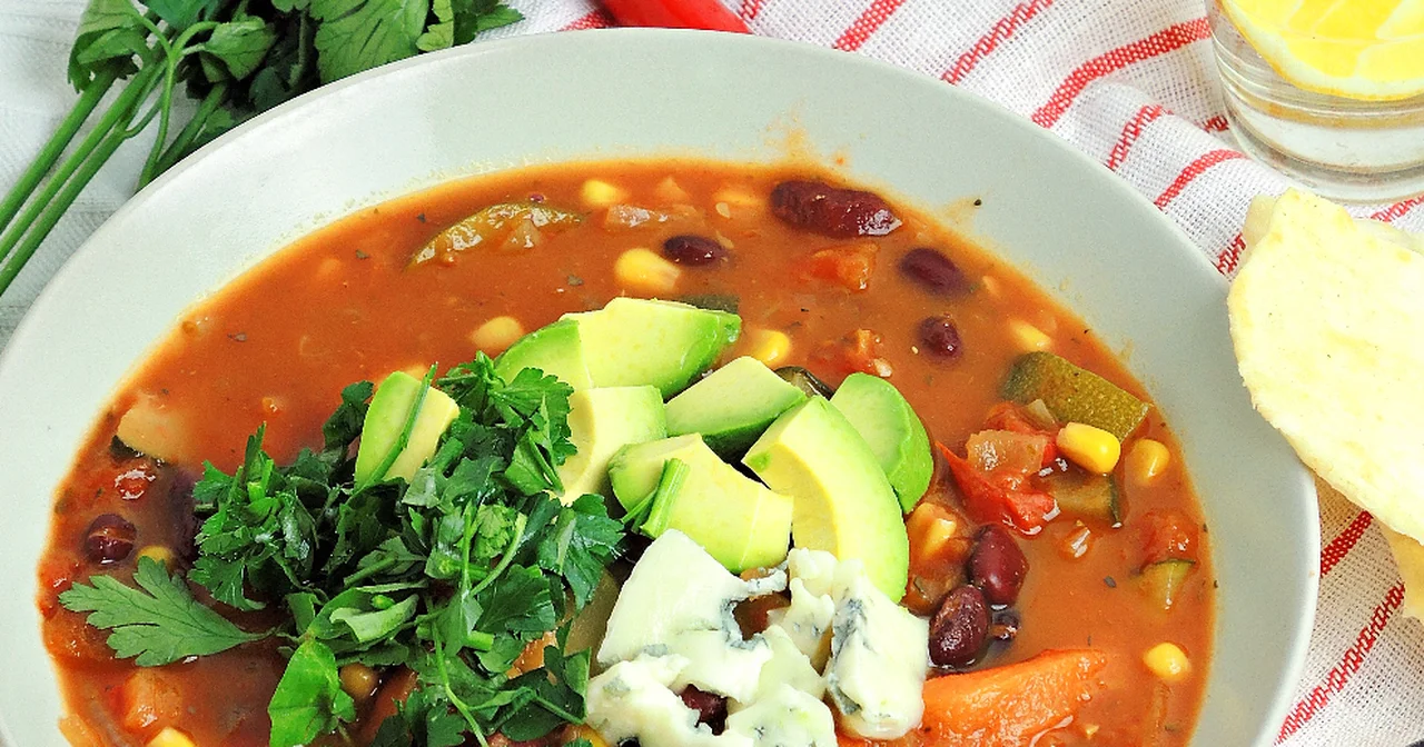 Warzywna zupa meksykańska