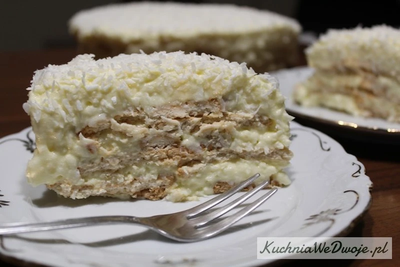 Tort Rafaello na herbatnikach z adwokatem