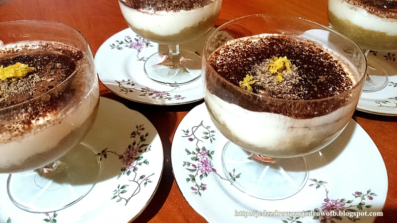 Jaglane tiramisu ( wersja light)