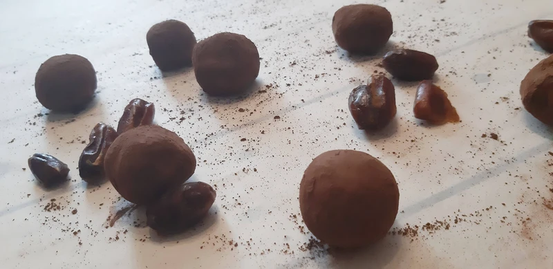 Wegańskie trufle czekoladowe