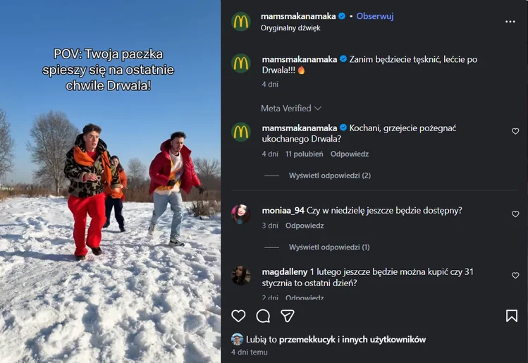Zdjęcie Koniec zimowego hitu! To ostatni dzień na Burgera Drwala w McDonald’s #1
