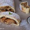 Strudel jabłkowo - orzechowy z cynamonem