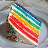 Tęczowy tort (rainbow cake)