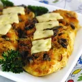 Kurczak zapiekany z marchewką i pieczarkami