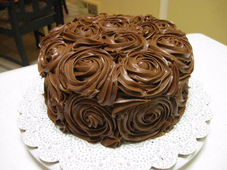 Czekoladowy tort. Niebo w gębie..