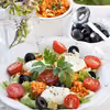 Sałatka z bulgur i serem mozzarella