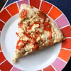 Pizza z wędzonym twarogiem