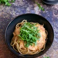 Spaghetti z pieczonymi pomidorami i mascarpone