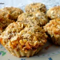 Owsiane muffinki z dżemem i kruszonką