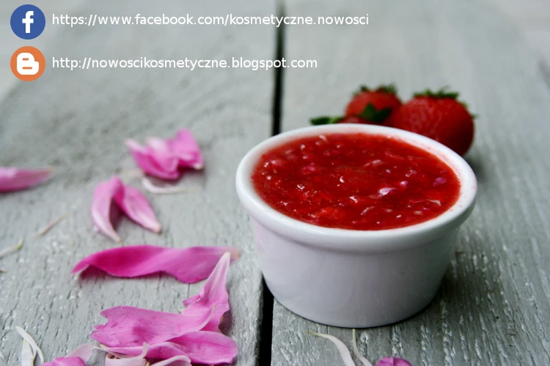 Peeling truskawkowy