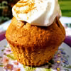 Bananowe muffinki z masłem orzechowym