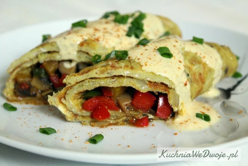 Omlet z curry po indyjsku