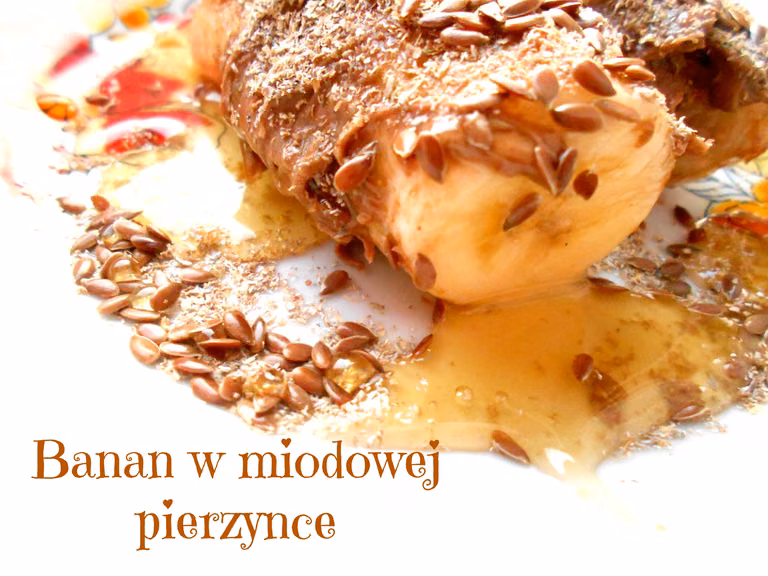 Banan w miodowej pierzynce