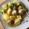 Klopsiki w sosie musztardowym