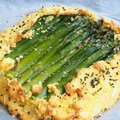 Keto galette ze szparagami (Paleo, LowCarb)