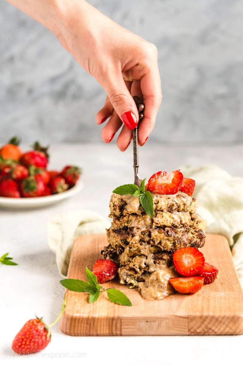 Paleo placuszki migdałowe bez mąki bez cukru