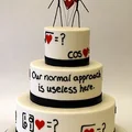 Torcik ślubny dla matematyków