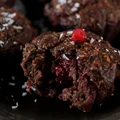 Muffinki bez mąki - z kakao i malinami