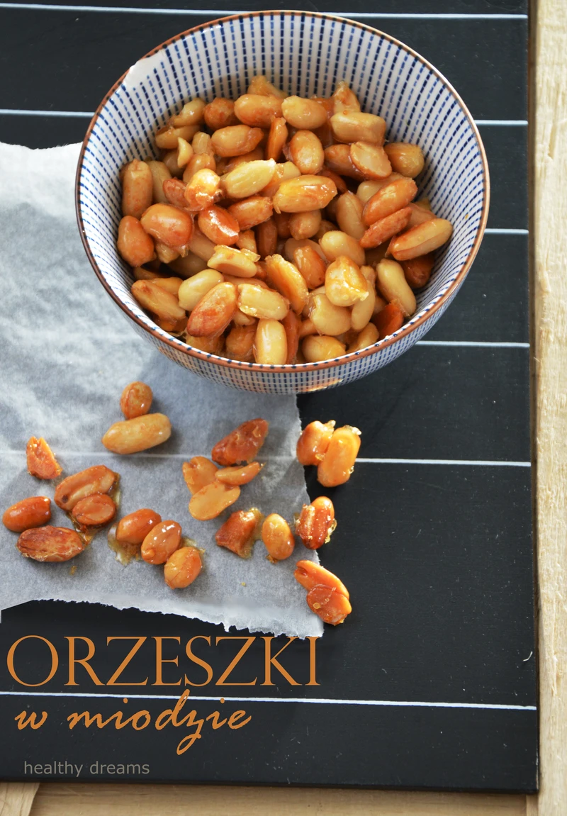 orzeszki w miodzie
