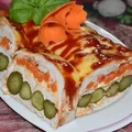 Rolada z kurczaka z ogórkiem