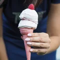 Lody malinowe