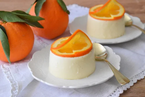 Pomarańczowa panna cotta