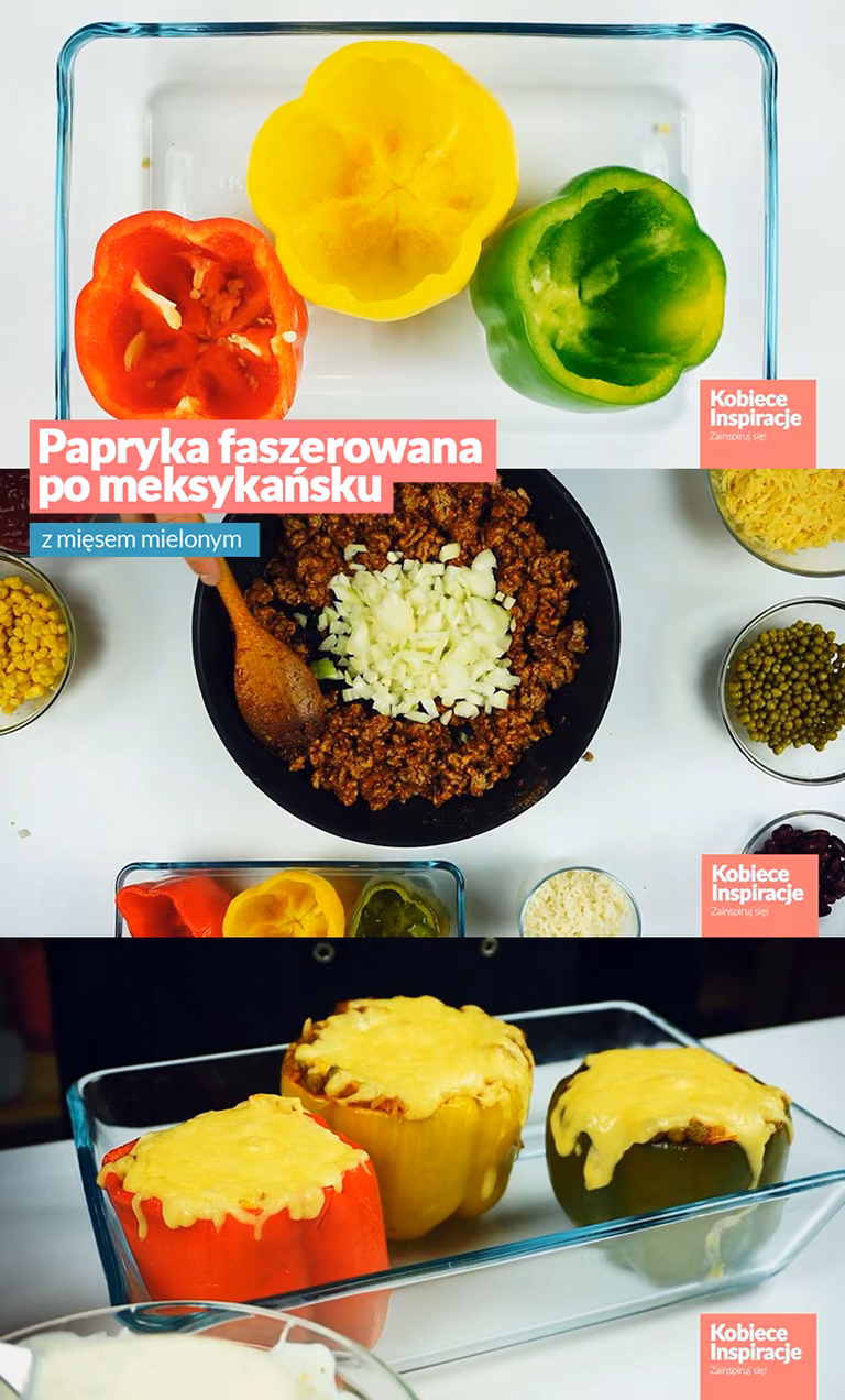 Faszerowana papryka po meksykańsku