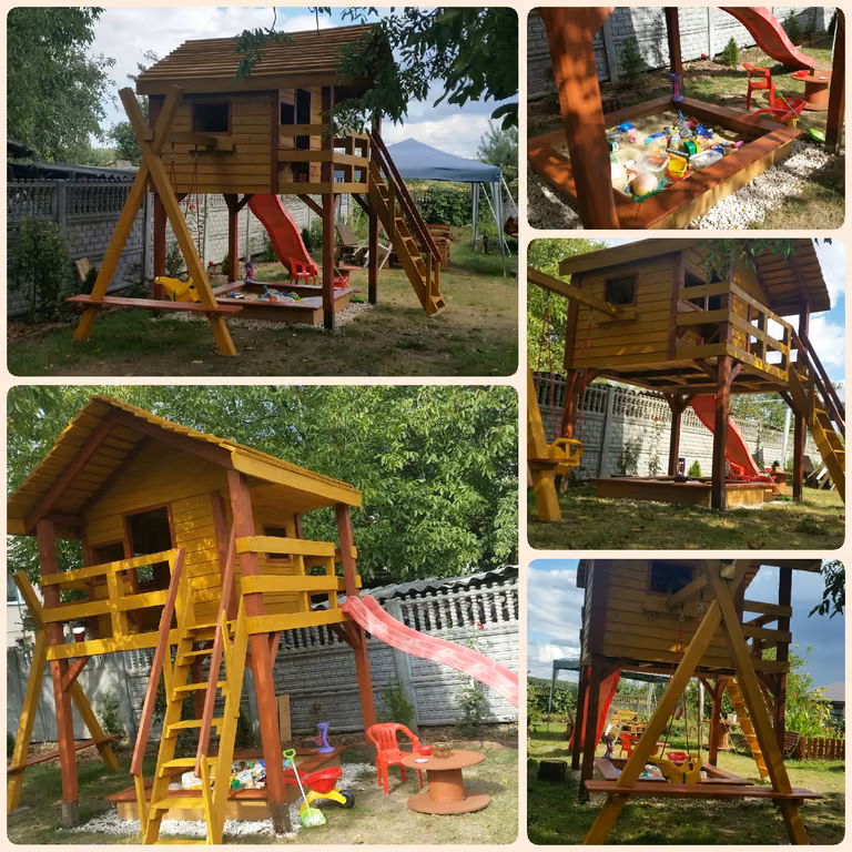 Dziecięcy domek ogrodowy