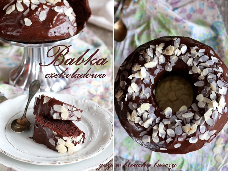 Czekoladowa babka na białkach