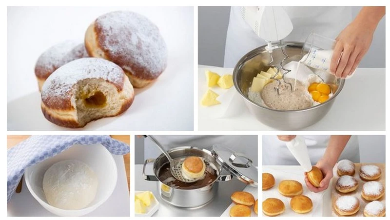 Pączki - domowej roboty.