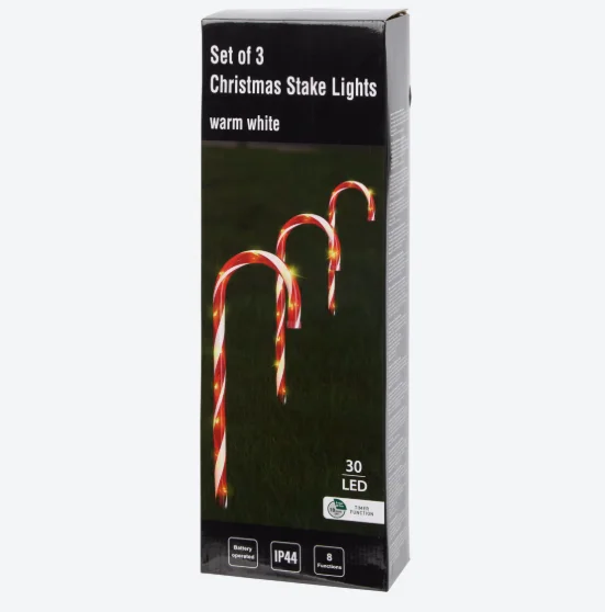 Zdjęcie Te urocze lampki z Action za 35 zł będą hitem Świąt! Cukrowe laseczki bosko oświetlą ogród i zrobią klimat jak z Laponii #3