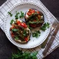 Pieczarki Portobello ze szparagami