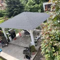Altana do ogrodu z czterospadowym dachem