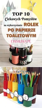 10 DIY Ciekawych Pomysłów na Wykorzystanie Rolek po Papierze Toaletowym