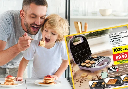 Robi gofry, mini pączki i misie z ciasta! Gofrownica z Lidla 3 w 1 teraz w mega cenie!
