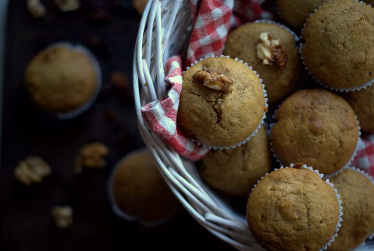 Muffinki dyniowe z żurawiną