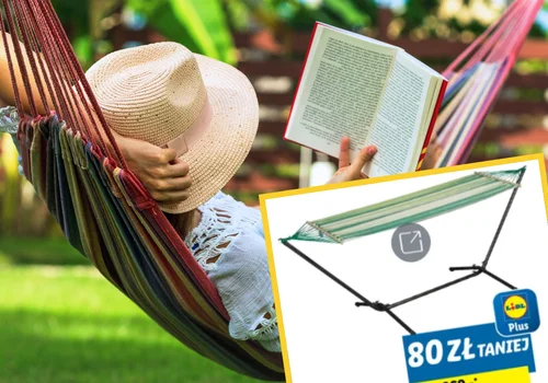 Nie potrzebujesz drzew ani narzędzi – rozstawisz go w 2 minuty! Hamak z Lidla taniej o 80 zł tylko przez kilka dni
