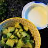 Cucumber Raita i Banana Sambal