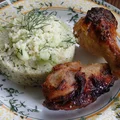 Pieczony kurczak marynowany jogurcie