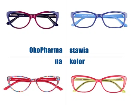 Kolorowe oprawki okularów - HIT