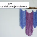 DIY 3 proste dekoracje ścienne z włóczki • origamifrog.pl