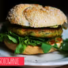 BURGER ZIEMNIACZANY Z KOMOSĄ RYŻOWĄ