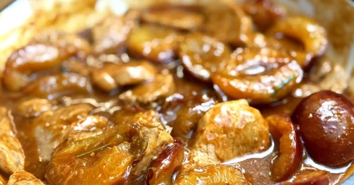 Polędwiczki ze śliwkami