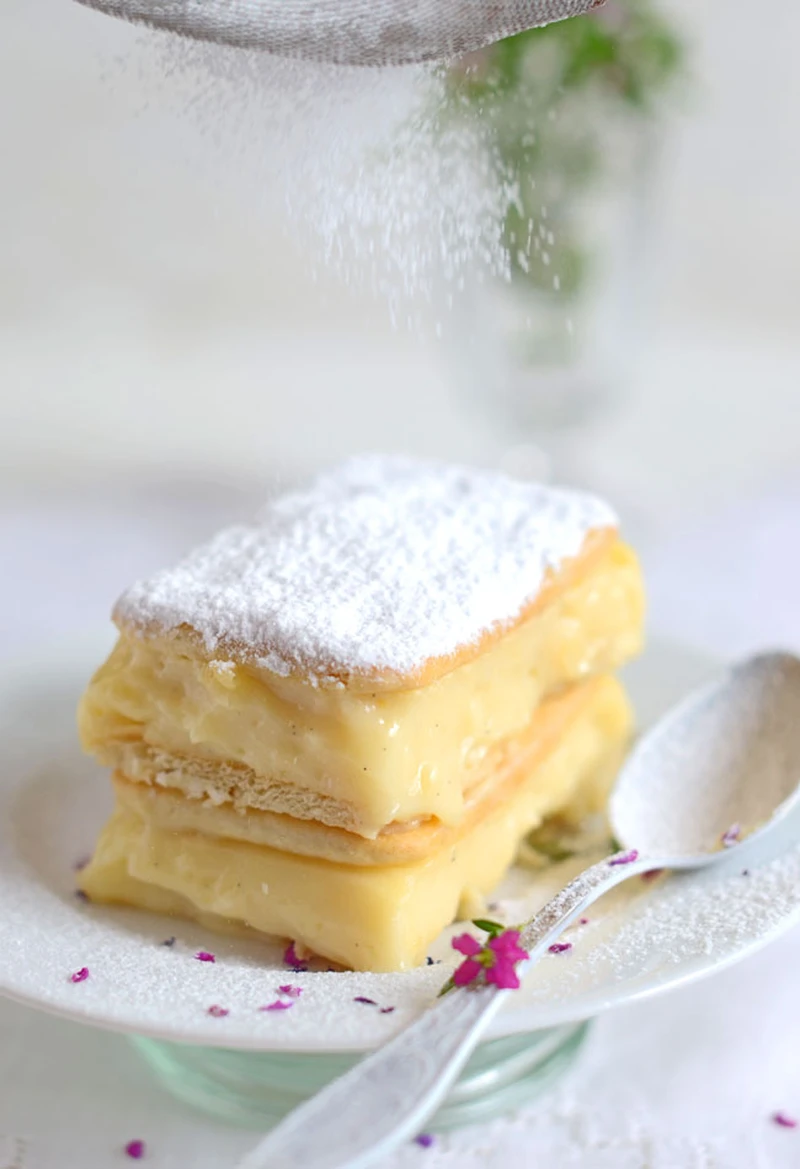 Napoleonka bez pieczenia na upalne dni