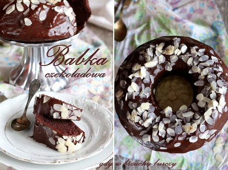 Czekoladowa babka na białkach